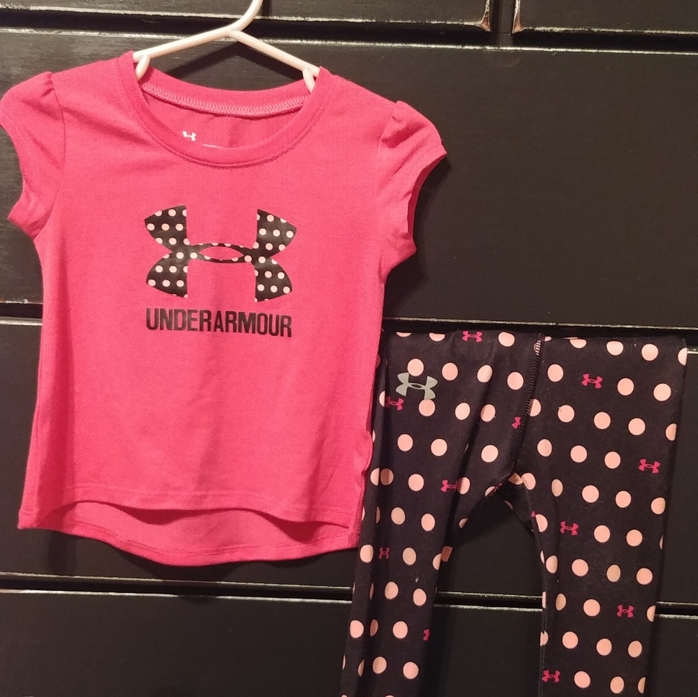 Under Armour top and legging set